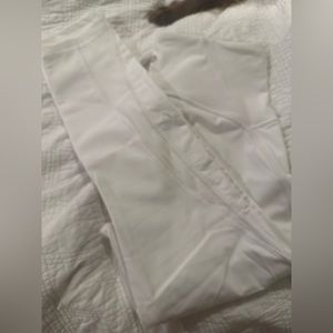 Lulu lemon white leggings size 10